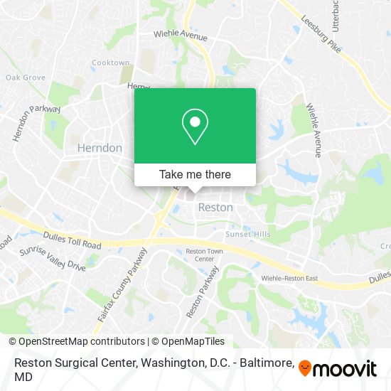 Reston Surgical Center map