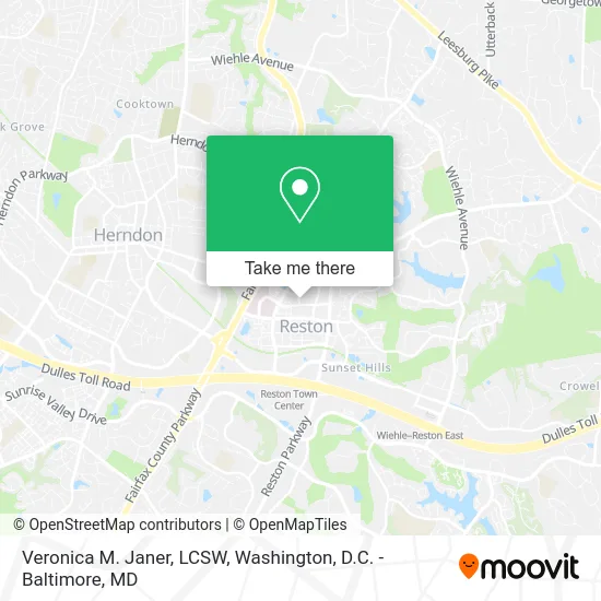 Veronica M. Janer, LCSW map