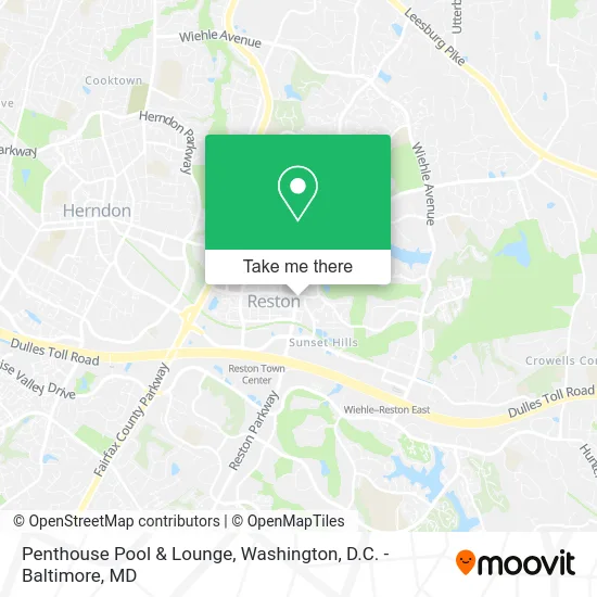Penthouse Pool & Lounge map