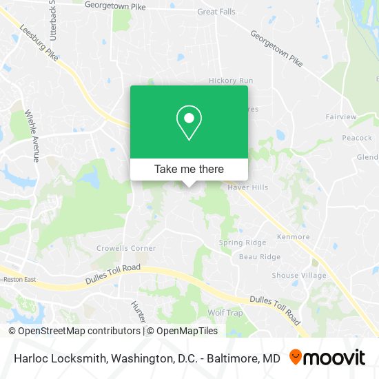 Mapa de Harloc Locksmith