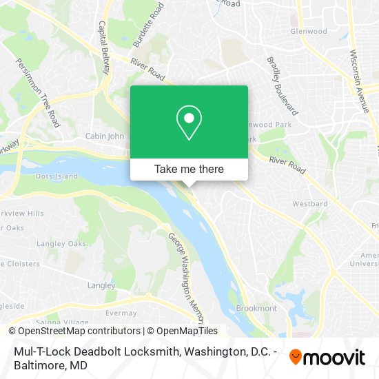 Mapa de Mul-T-Lock Deadbolt Locksmith