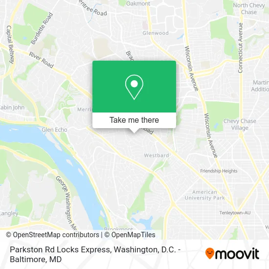 Parkston Rd Locks Express map