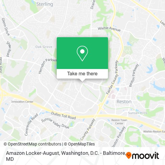 Mapa de Amazon Locker-August
