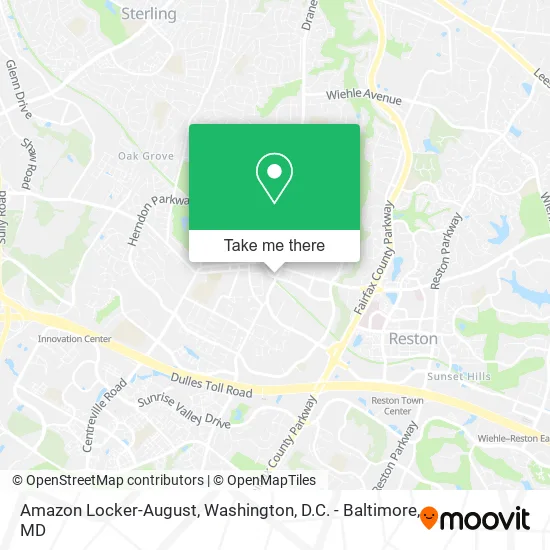 Amazon Locker-August map