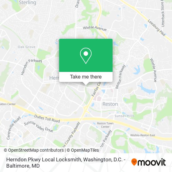 Mapa de Herndon Pkwy Local Locksmith