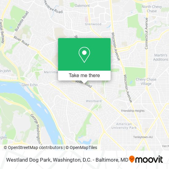 Westland Dog Park map