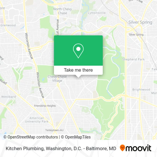 Kitchen Plumbing map