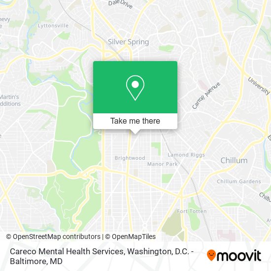 Careco Mental Health Services map