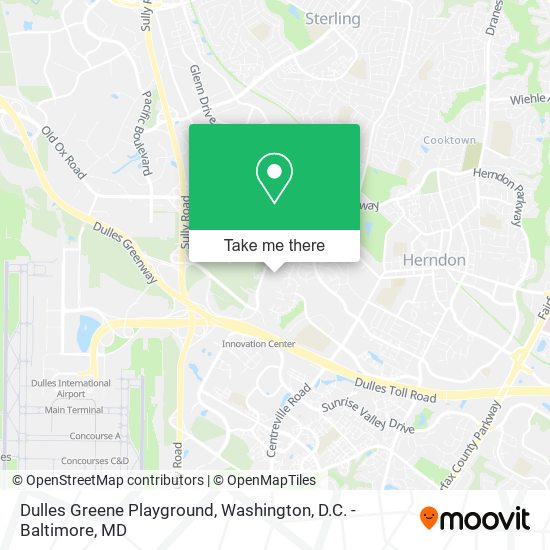 Dulles Greene Playground map