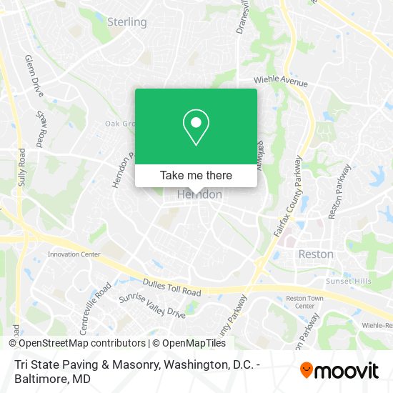 Tri State Paving & Masonry map