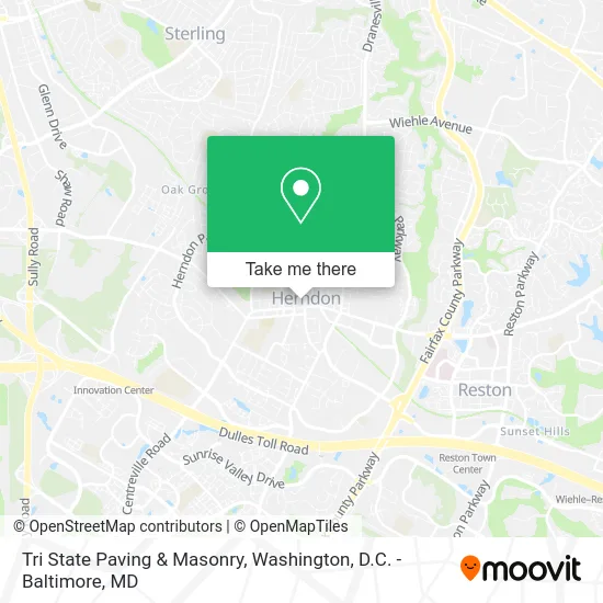 Tri State Paving & Masonry map