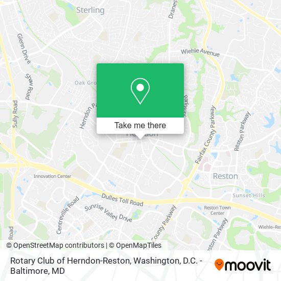 Mapa de Rotary Club of Herndon-Reston
