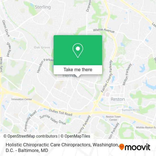 Holistic Chiropractic Care Chiropractors map