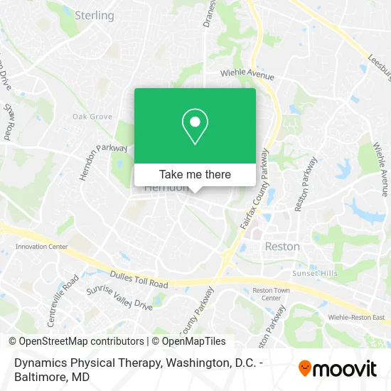 Dynamics Physical Therapy map