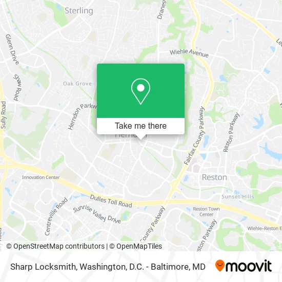 Sharp Locksmith map