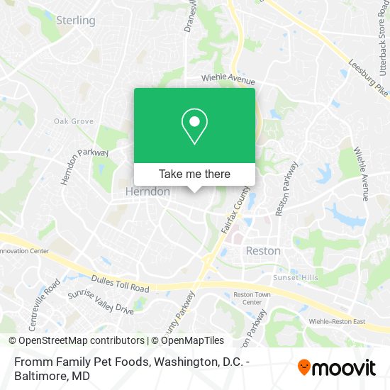 Mapa de Fromm Family Pet Foods
