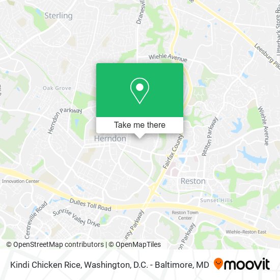 Kindi Chicken Rice map