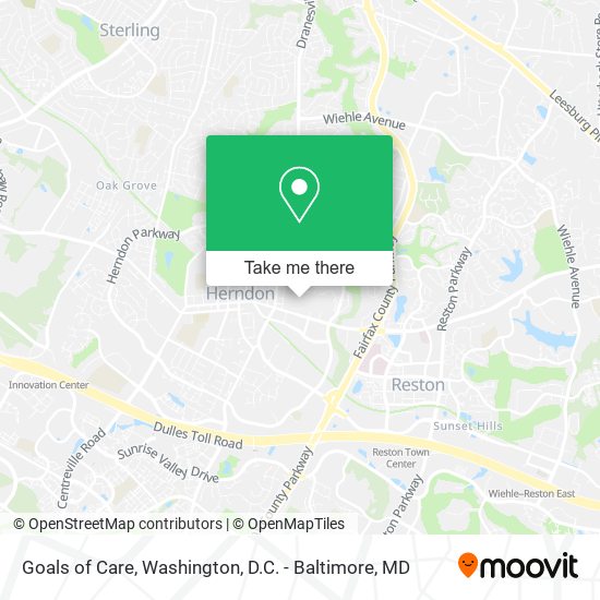 Goals of Care map