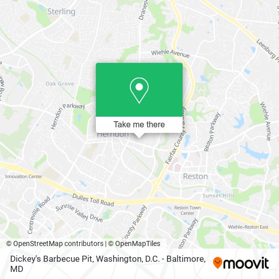 Dickey's Barbecue Pit map