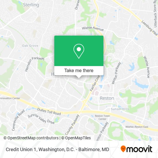 Credit Union 1 map