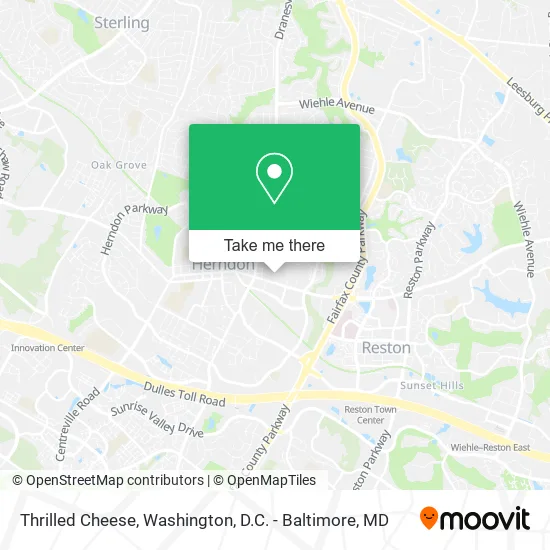 Thrilled Cheese map