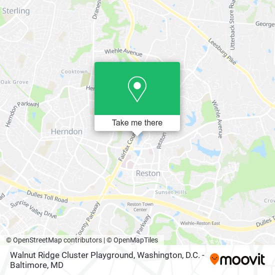 Mapa de Walnut Ridge Cluster Playground