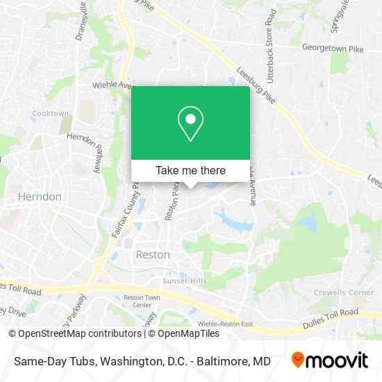 Mapa de Same-Day Tubs