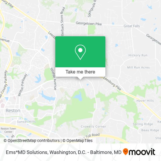 Ems*MD Solutions map