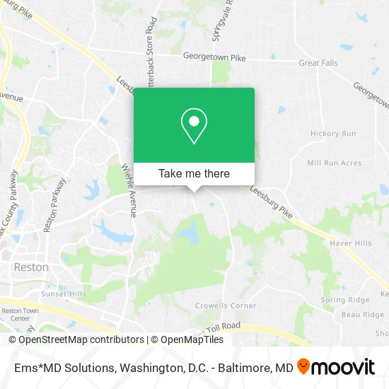 Ems*MD Solutions map