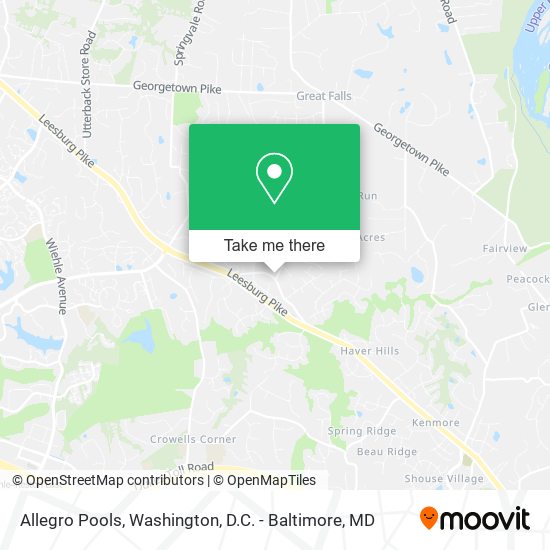 Allegro Pools map