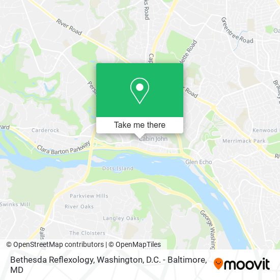 Bethesda Reflexology map