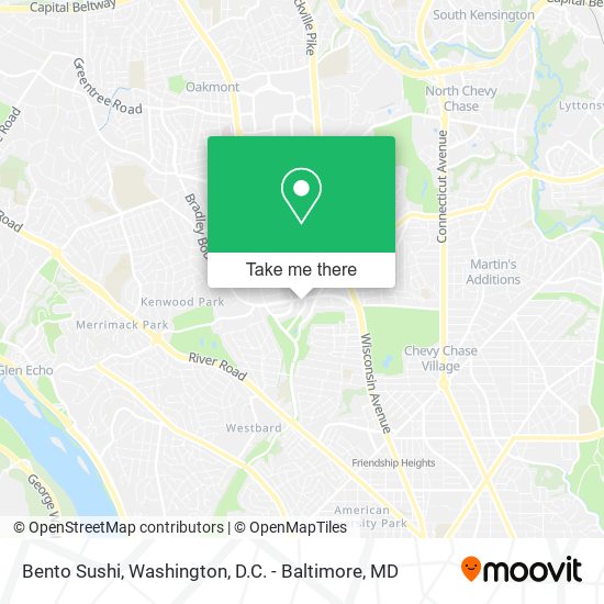 Mapa de Bento Sushi