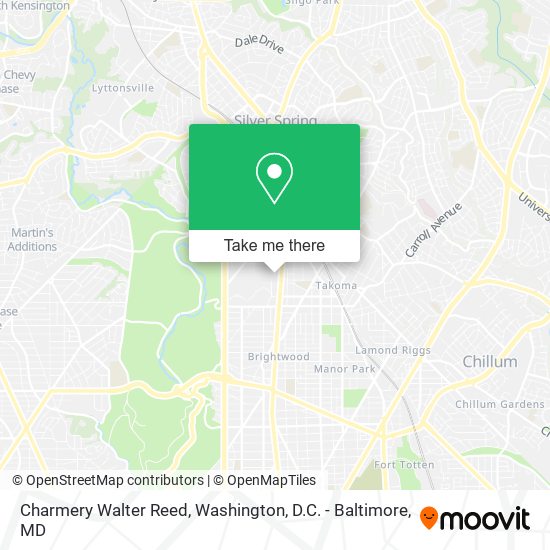 Charmery Walter Reed map