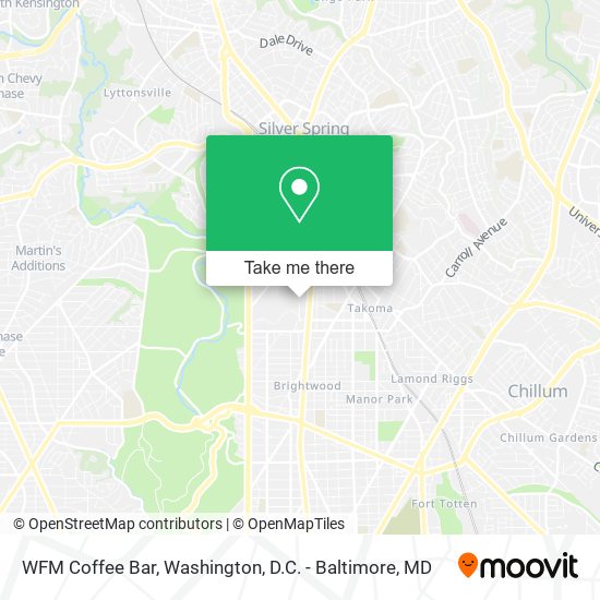 WFM Coffee Bar map