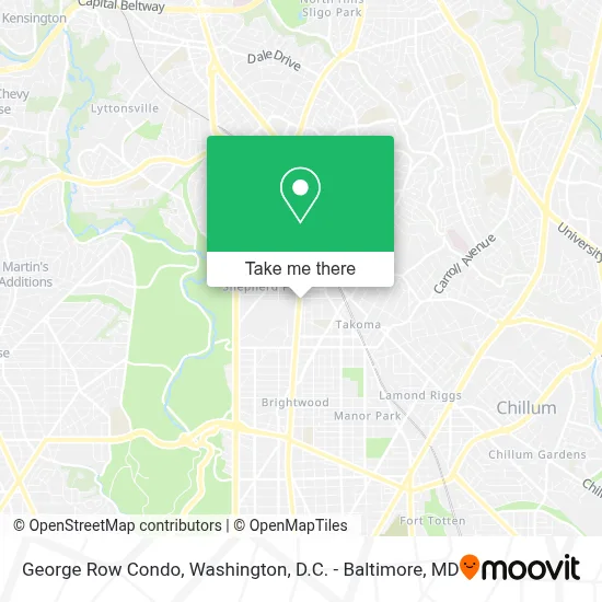 George Row Condo map