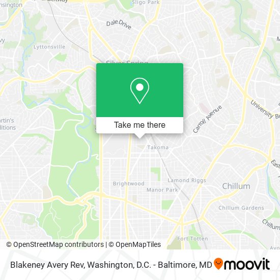 Mapa de Blakeney Avery Rev
