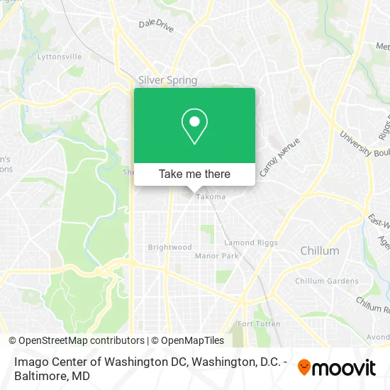Mapa de Imago Center of Washington DC
