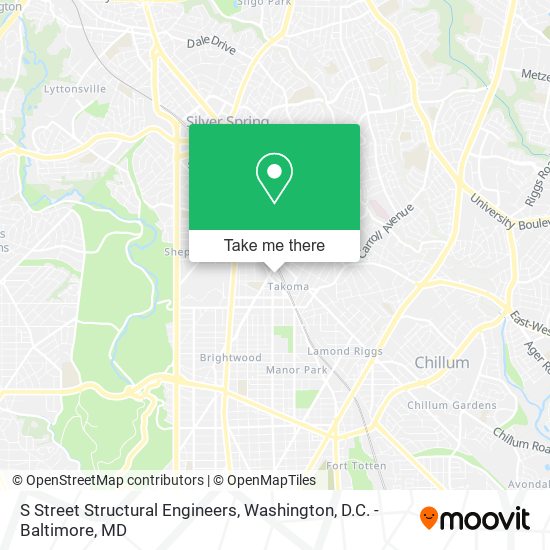 S Street Structural Engineers map