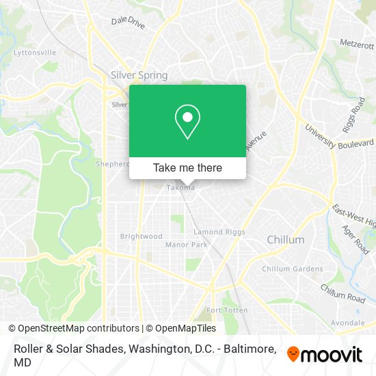 Roller & Solar Shades map