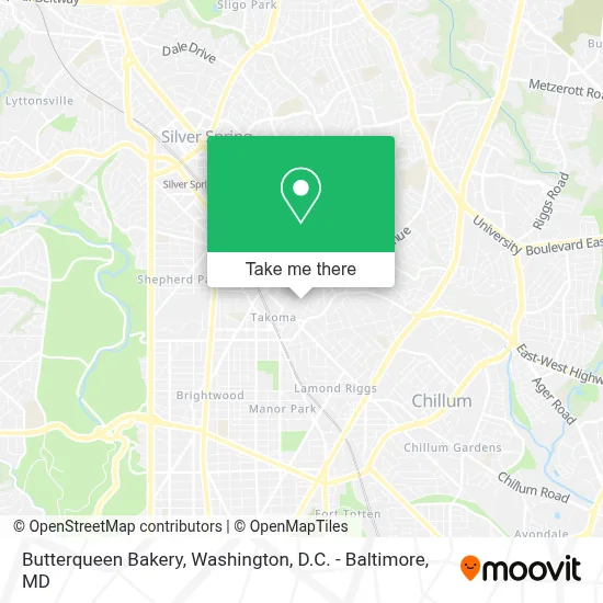 Butterqueen Bakery map