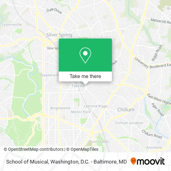 Mapa de School of Musical
