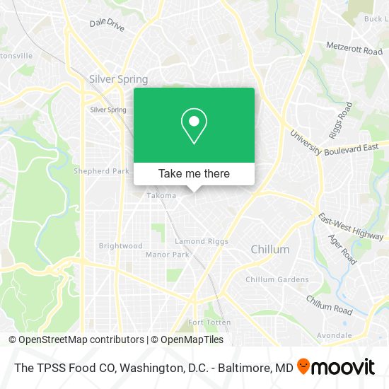 The TPSS Food CO map