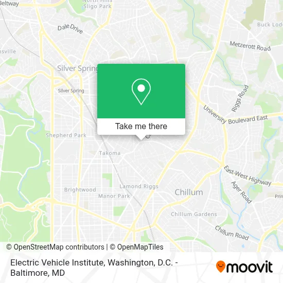 Electric Vehicle Institute map