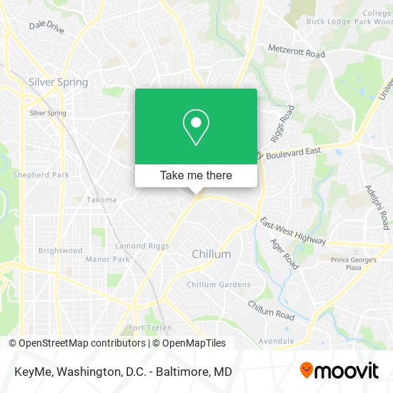 Mapa de KeyMe