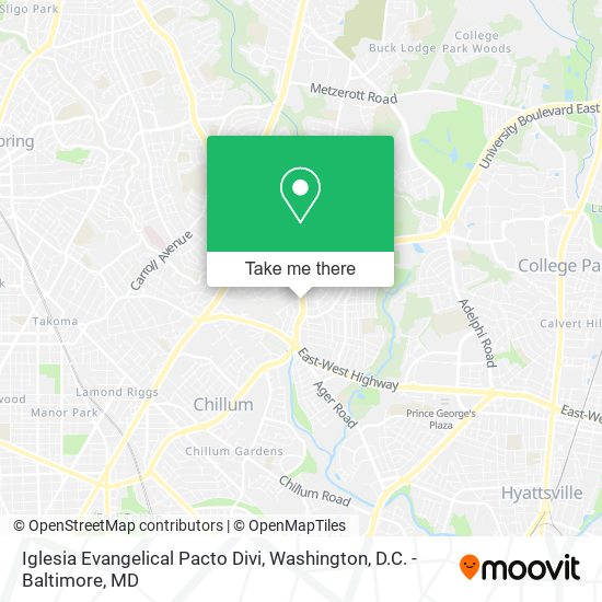 Mapa de Iglesia Evangelical Pacto Divi