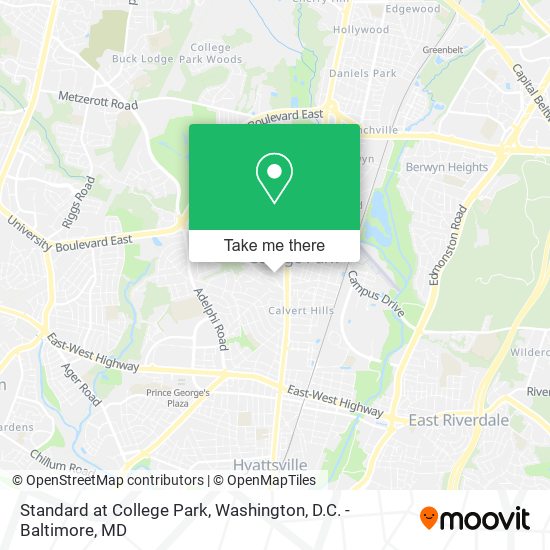 Mapa de Standard at College Park