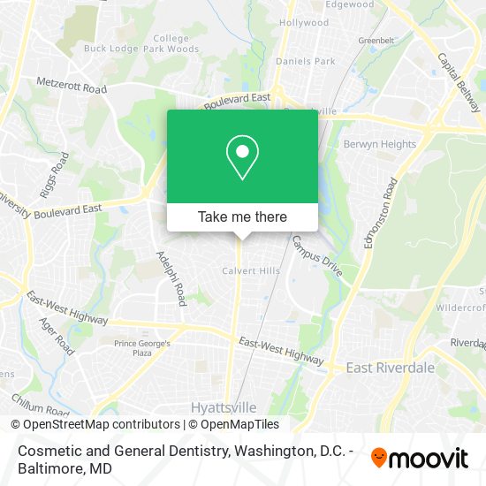 Cosmetic and General Dentistry map