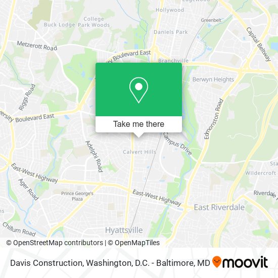 Mapa de Davis Construction