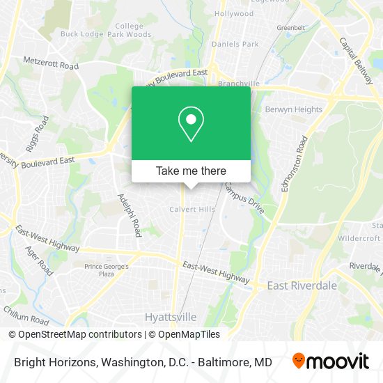 Bright Horizons map