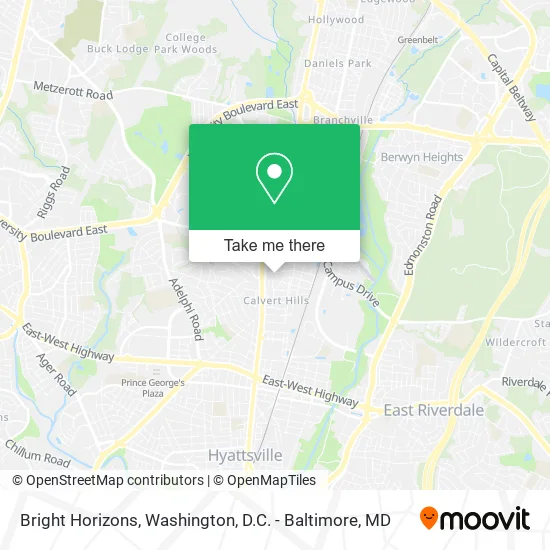 Bright Horizons map
